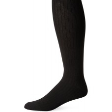 Dr. Scholl's Men's Graduated Compression Over the Calf Socks, 1 Pair, Black, X-Large (Men's size 13-15)