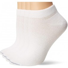 Dr. Scholl's Women's Diabetes & Circulatory Low Cut Socks, 4 Pair, White, Women's Size 8-12