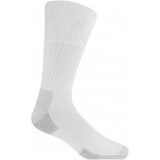 Dr. Scholl's Men's Work Advanced Relief Crew Sock, 2 Pair Pack, White, 10-13