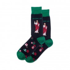 Hotsox Men's Birthday Boy Socks 1 Pair, Black, Men's 8.5-12 Shoe