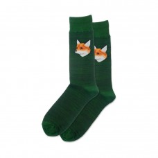 Hotsox Men's Mr Fox Socks 1 Pair, Forest, Men's 8.5-12 Shoe