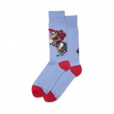 Hotsox Men's Napoleon Socks 1 Pair, Periwinkle, Men's 8.5-12 Shoe