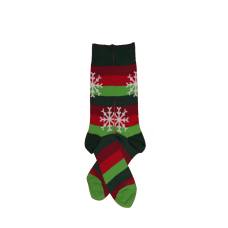 Hot Sox Men's Snowflake Crew Socks 1 Pair, Green, Men's 6-12 Shoe Hot Sox Men's Snowflake Crew Socks 1 Pair, Green, Men's 6-12 Shoe