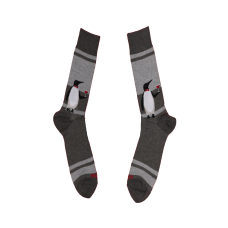 Hot Sox Men's Penguin Crew Socks 1 Pair, Charcoal Heather, Men's 6-12 Shoe Hot Sox Men's Penguin Crew Socks 1 Pair, Charcoal Heather, Men's 6-12 Shoe