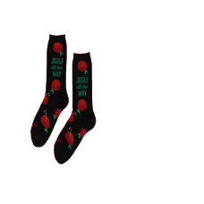 Hot Sox Women's Jiggle Crew Socks 1 Pair, Black, Women's 4-10 Shoe Hot Sox Women's Jiggle Crew Socks 1 Pair, Black, Women's 4-10 Shoe