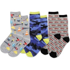 Hot Sox Kid's Tools Crew Socks 1 Pair, Assorted, Kid's Large/X-Large Hot Sox Kid's Tools Crew Socks 1 Pair, Assorted, Kid's Large/X-Large