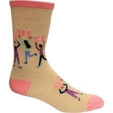 Hot Sox Women's Unite Crew Sock 1 Pair, Natural Melange, Women's 9-11 Hot Sox Women's Unite Crew Sock 1 Pair, Natural Melange, Women's 9-11