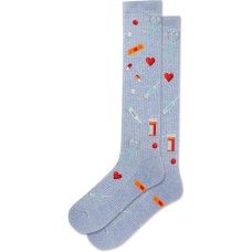 Hot Sox Women's Healthcare Worker Compression Socks 1 Pair, Chambray Heather, Women's 9-11 Shoe Hot Sox Women's Healthcare Worker Compression Socks 1 Pair, Chambray Heather, Women's 9-11 Shoe