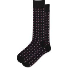 Hot Sox Men's Split Dot Crew Socks 1 Pair, Black, Men's 10-13 Shoe Hot Sox Men's Split Dot Crew Socks 1 Pair, Black, Men's 10-13 Shoe