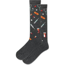 Hot Sox Men's Healthcare Worker OTC Socks 1 Pair, Charcoal Heather, Men's 10-13 Shoe Hot Sox Men's Healthcare Worker OTC Socks 1 Pair, Charcoal Heather, Men's 10-13 Shoe