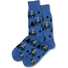 Hot Sox Men's Hiker Socks 1 Pair, Blue, Men's 10-13 Hot Sox Men's Hiker Socks 1 Pair, Blue, Men's 10-13