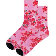 Hot Sox Women's Tweed Stop 2 Paris And London Spring Crew Socks 1 Pair, Pink, Women's 4-10 Hot Sox Women's Tweed Stop 2 Paris And London Spring Crew Socks 1 Pair, Pink, Women's 4-10