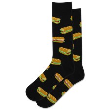 HotSox Men's Hoagie Socks 1 Pair, Black, Men's 10-13 Shoe HotSox Men's Hoagie Socks 1 Pair, Black, Men's 10-13 Shoe