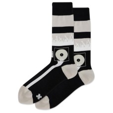 Hot Sox Men's Festival Dj Crew Socks 1 Pair, Black, Men's 6-12 Shoe Hot Sox Men's Festival Dj Crew Socks 1 Pair, Black, Men's 6-12 Shoe