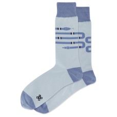 Hot Sox Men's Snake Coil Crew Socks 1 Pair, Light Blue, Men's 6-12 Shoe Hot Sox Men's Snake Coil Crew Socks 1 Pair, Light Blue, Men's 6-12 Shoe