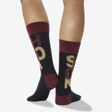Hot Sox Men's Shook Crew Socks 1 Pair, Maroon, Men's 6-12 Shoe Hot Sox Men's Shook Crew Socks 1 Pair, Maroon, Men's 6-12 Shoe