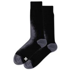 Hot Sox Men's Specks Crew Socks 1 Pair, Black, Men's 6-12 Shoe Hot Sox Men's Specks Crew Socks 1 Pair, Black, Men's 6-12 Shoe