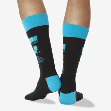 Hot Sox Men's Leo Zodiac Crew Socks 1 Pair, Black, Men's 6-12 Shoe Hot Sox Men's Leo Zodiac Crew Socks 1 Pair, Black, Men's 6-12 Shoe