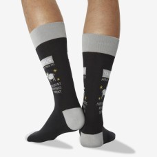 Hot Sox Men's Taurus Zodiac Crew Socks 1 Pair, Black, Men's 6-12 Shoe Hot Sox Men's Taurus Zodiac Crew Socks 1 Pair, Black, Men's 6-12 Shoe