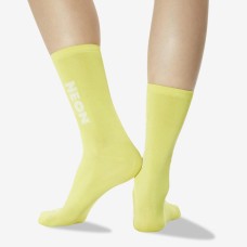 Hot Sox Women's Color Names Crew Socks 1 Pair, Neon Yellow, Women's 4-10 Shoe Hot Sox Women's Color Names Crew Socks 1 Pair, Neon Yellow, Women's 4-10 Shoe