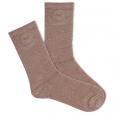 K. Bell Women's Velvet Crew Socks 1 Pair, Dune, Women's 9-11