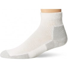 Thorlo Maximum Cushion Ankle Running Socks - White/Platinum - M