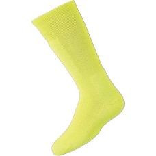 Thorlos Kids Skiing Moderate Cushion Over-Calf, Electric Yellow/White, L