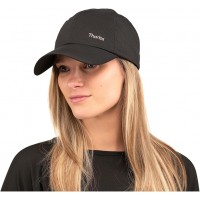 Thorlos Thorlos Unisex Adjustable Running Cap, Jet Black, Os