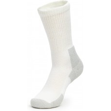 Thorlo Maximum Cushion Crew Running Socks - White/Platinum - L