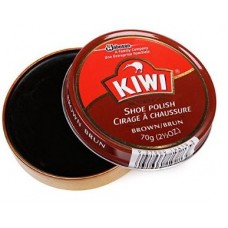 Kiwi Shoe Polish, Brown, 2.5 Ounces